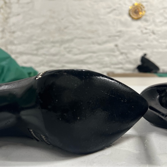 Black Booties w/ Zippers - Picture 3 of 5